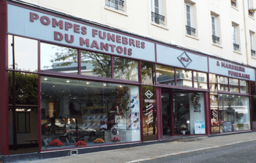 devanture pompes funbebres du mantois